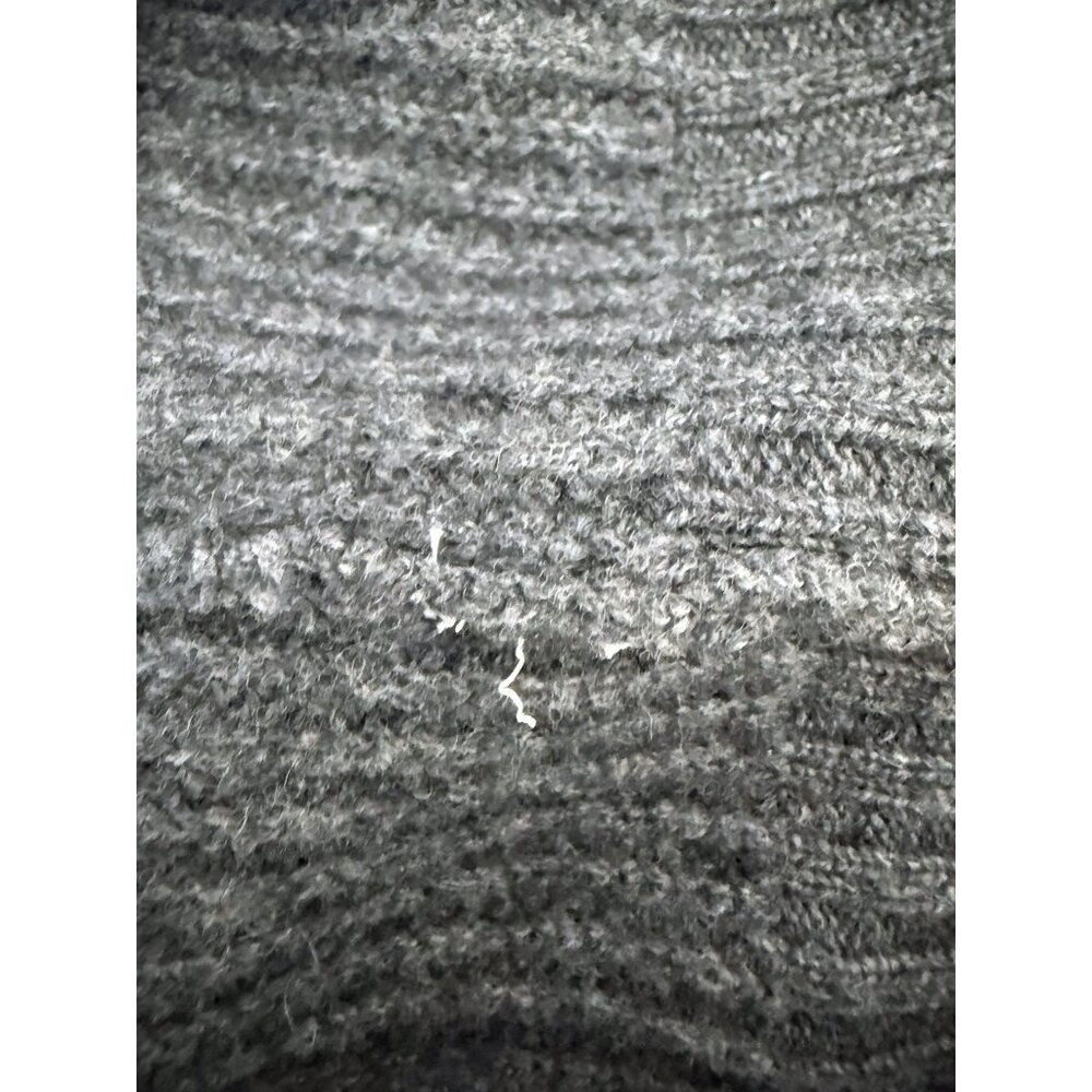27 Miles Misia Cashmere Cropped Crew S Charcoal Grey - Picture 6 of 7